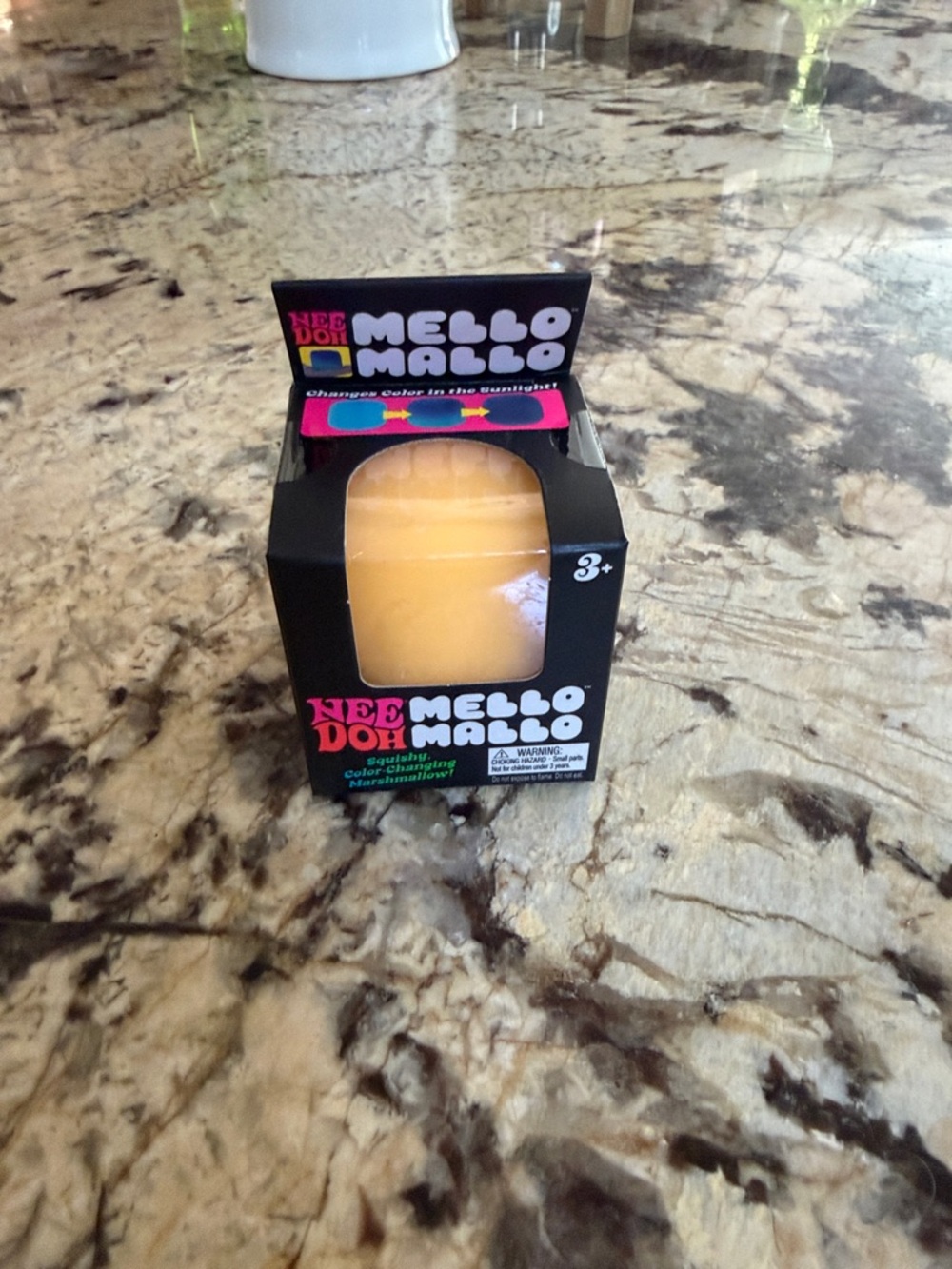 NeeDoh Mello Mallo Squeeze Toy - Yellow
